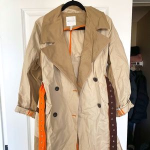 Avec Les Filles UO Colorblock Trench Coat
